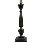 Painted Jodhpur Lamp Base - Dark Olive