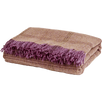 Dusky Mauve Tartan Shetland Wool Throw