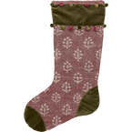 Luxury Christmas Stocking with Pompoms