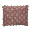 Russet Red Megha Rustic Linen Cushion