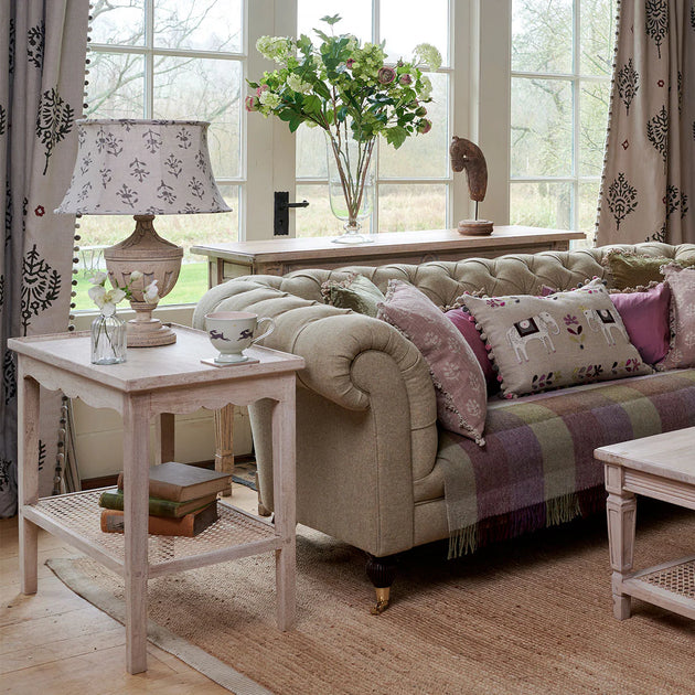 Seconds - Caned Sofa Table