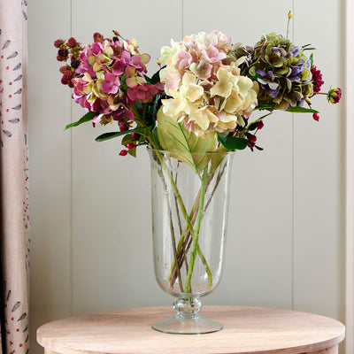 Green/Magenta Hydrangea - Single Stem
