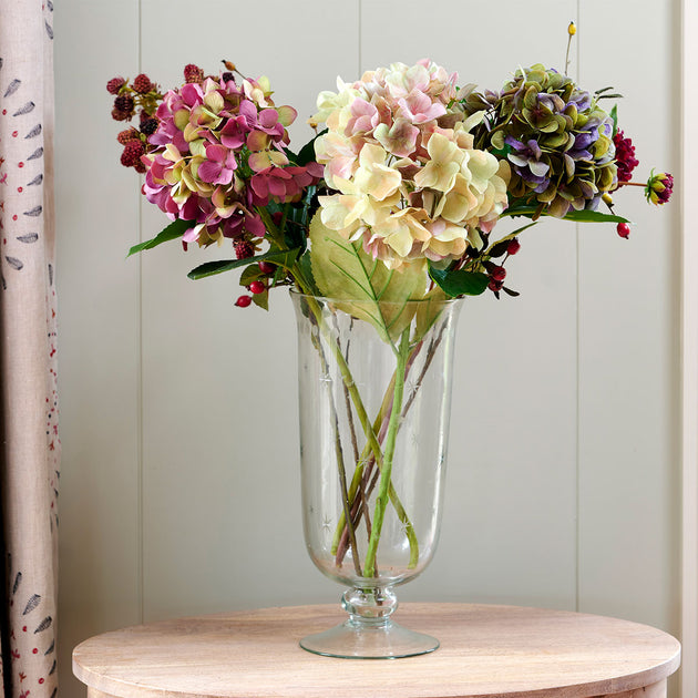 Green/Magenta Hydrangea - Single Stem