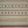 Hand-woven Wool Kilim - Blue Cadiz  - Small