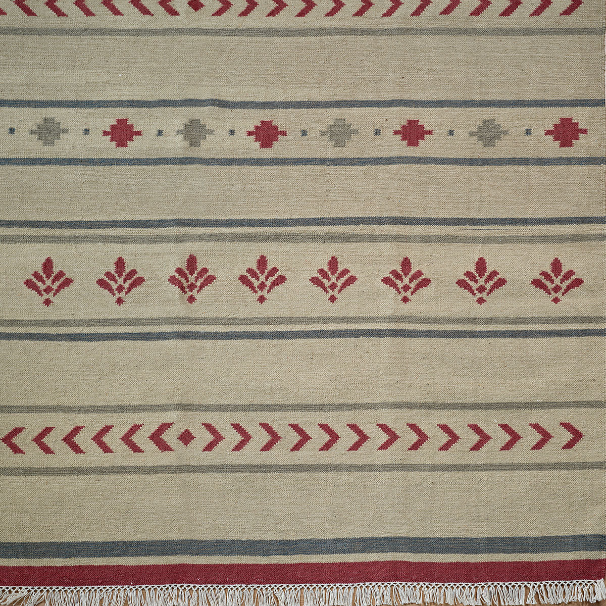 Blue Cadiz - Hand-woven Wool Kilim