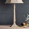 Grey White Star Standard Stick Lamp Base