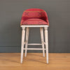 Jaisalmer Stripe Kilim Upholstered Bar Stool