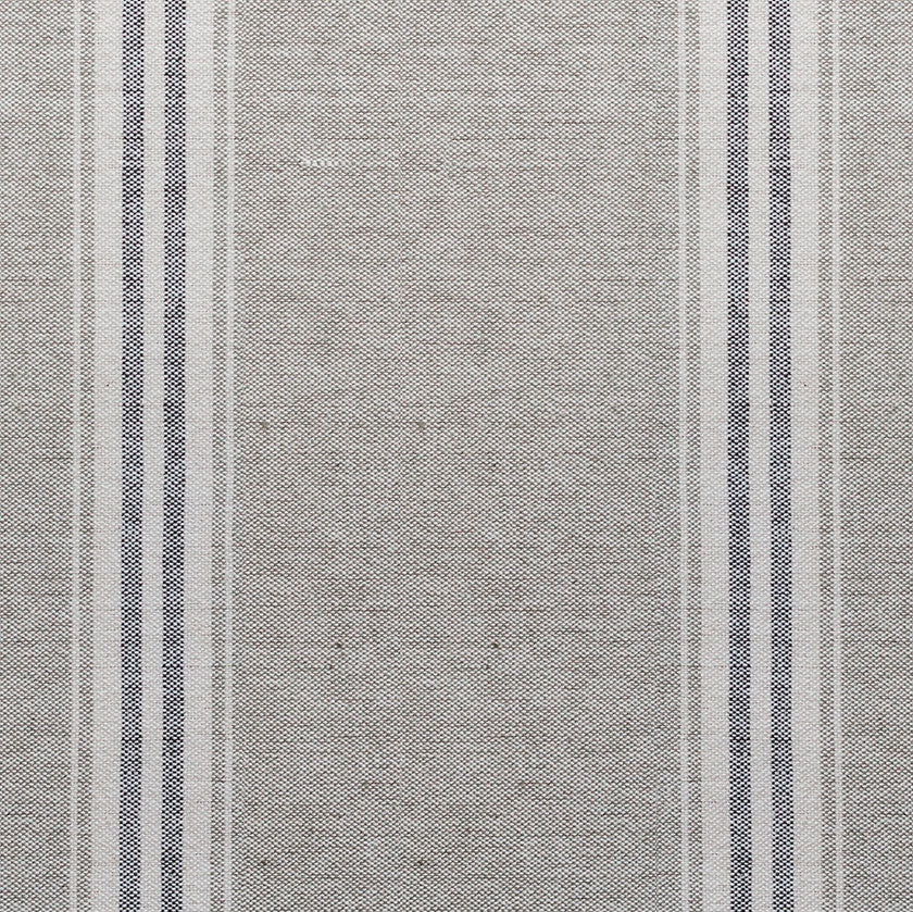 Grey Charcoal Gustavian Stripe Cotton – Double Width – 285L