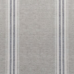 Roman Blind in Grey/Charcoal Gustavian Stripe 123cm (W) x 155cm (L)