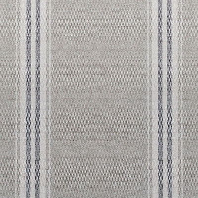 Roman Blind in Grey/Charcoal Gustavian Stripe 123cm (W) x 155cm (L)