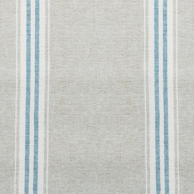 286L Grey Blue Gustavian Stripe Cotton – Double Width - Roll end 1.2m