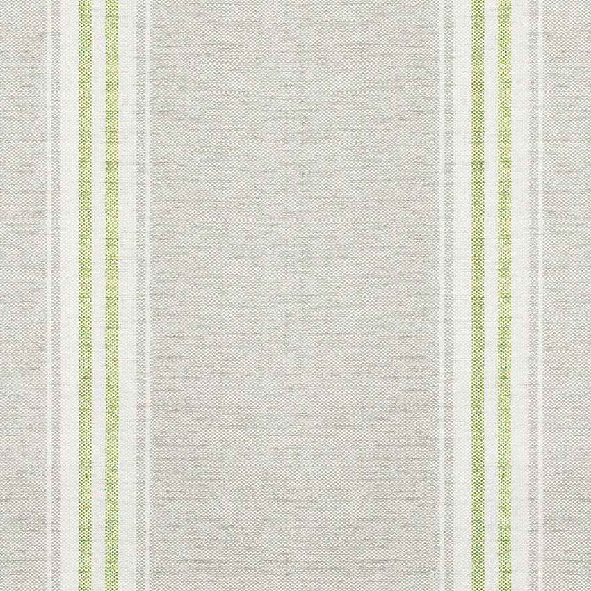 Grey Green Gustavian Stripe Cotton – Double Width - 288L