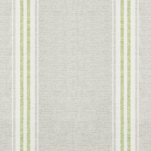 Grey Green Gustavian Stripe Cotton – Double Width - 288L