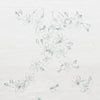 Hand-printed Smokey Blue Apple Blossom Toile Linen - 318