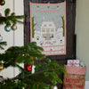 Hand-embroidered Christmas House Advent Calendar