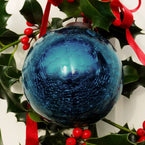Large Crackle Glaze Glass Baubles