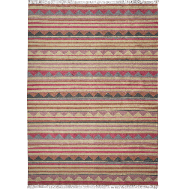 Hand-woven Wool Kilim - Biarritz - Small