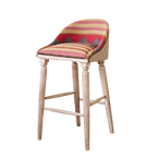Biarritz Kilim Upholstered Bar Stool