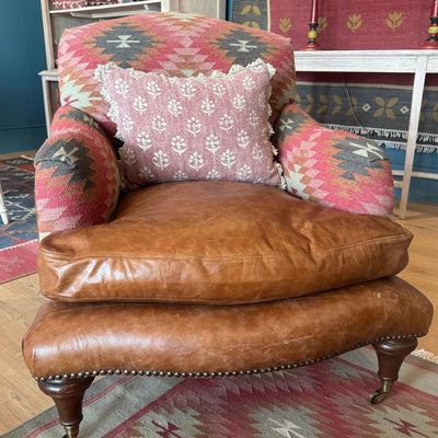 Howard Chair -  Kilim &amp; Leather