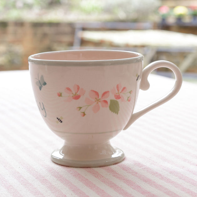 Personalised Apple Blossom Large Mug