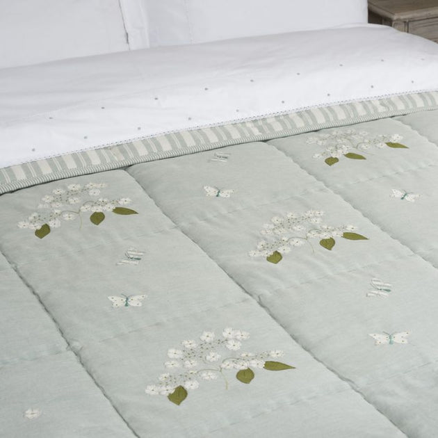 Sheet Duck Egg Spot – Super King