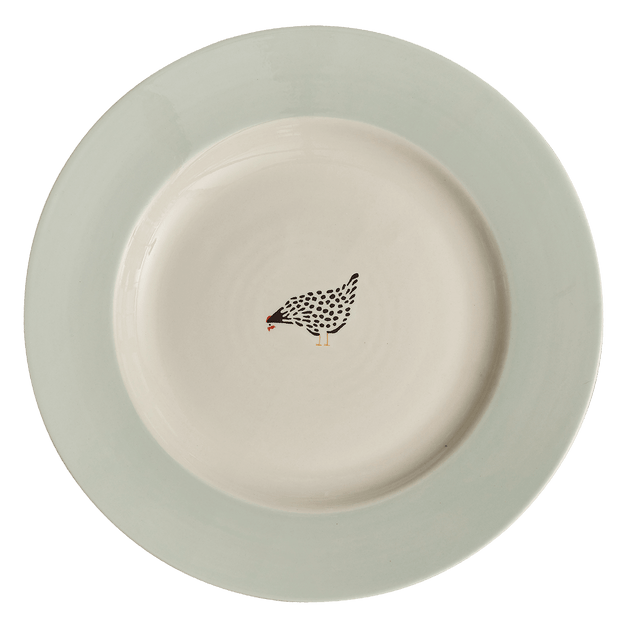 Black Hen Dinner Plate