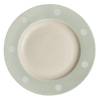 Blue White Spot Dinner Plate