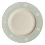Blue White Spot Dinner Plate