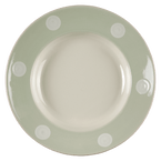 Blue White Spot Entree Dish
