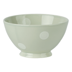 Blue White Spot French Bowl