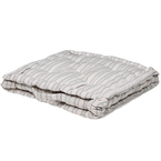 Beech Sail Blue Ticking Stripe Box Cushion