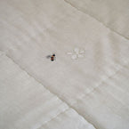 Foxglove Rustic Linen Quilt - Super King