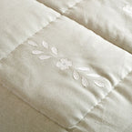 Sea Blue Gustavian Cotton Quilt - Super King
