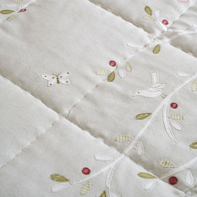 Grey Olive Tree Cotton Quilt – King Size