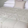 Grey Olive Tree Cotton Quilt - Super King