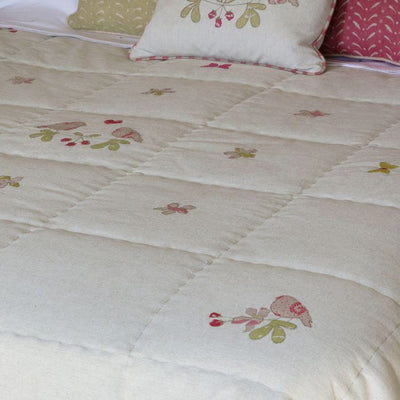 Lovebirds Cotton Quilt - King Size