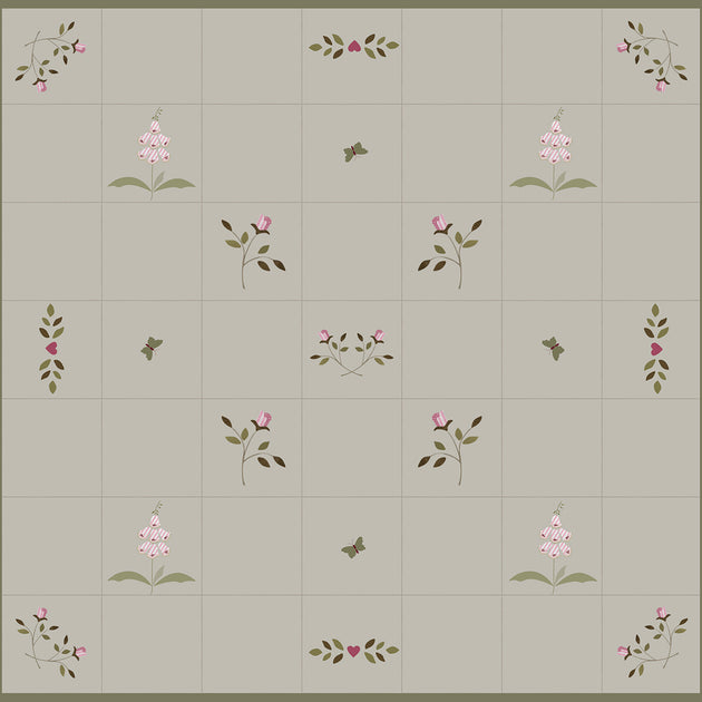 Ex-Display Rose & Foxglove Linen Quilt – Super King