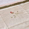 Rose & Foxglove Rustic Linen Quilt - King Size