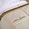 Rose & Foxglove Linen Quilt - King Size