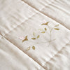 Rose & Foxglove Linen Quilt - King Size