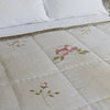 Rose Linen Quilt - King Size