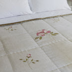 Rose Linen Quilt - King Size