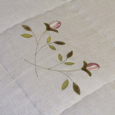 Rose Linen Quilt - King Size