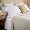 Snowdrop Dove Grey Cotton Quilt - King Size