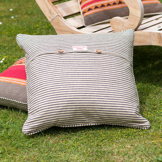 Jaipur Stripe Kilim Cushion 50 x 50cm