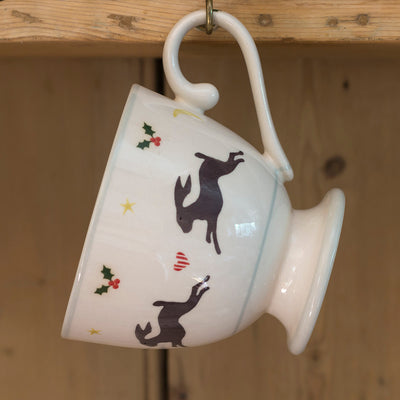 Christmas Hares Large Mug