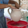 Green Rose Spot Large Round Jug