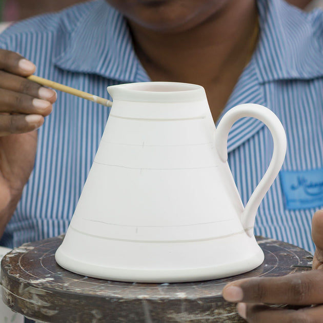 Blue White Spot Baby Pitcher