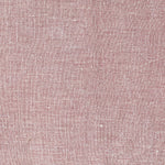 Dusky Mauve Stonewashed Rustic Linen