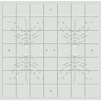 Duck Egg Butterfly Tree Cotton Quilt – King Size